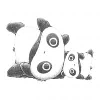 «panda» sticker set