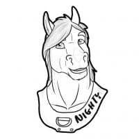 «Nighty» sticker set