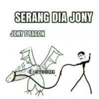 «Jony» sticker set