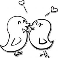 «love» sticker set