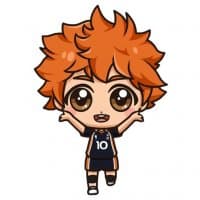 «Chibi Haikyuu» sticker set