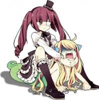 «Jashin-chan Dropkick» sticker set