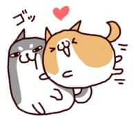 «Lazy Shiba» sticker set