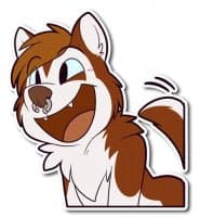 «PaigeHusky» sticker set