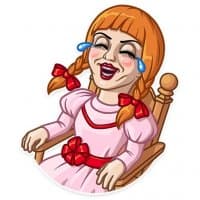 «Annabelle» sticker set