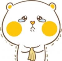 «Cute yellow tuagom » sticker set