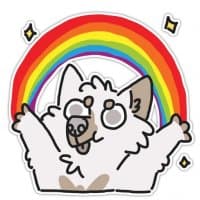 «Doggo» sticker set