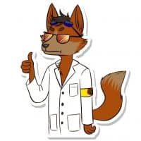 «Dr. Furry» sticker set