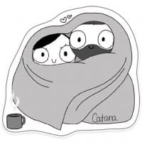«catana» sticker set