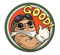 «Porco Rosso» sticker set