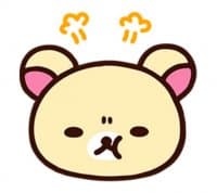 «Rilakuma part 2» sticker set
