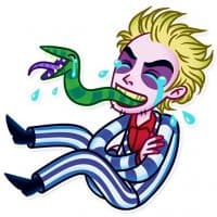 «Beetlejuice» sticker set