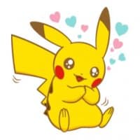 «pikapika» sticker set