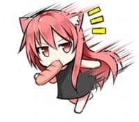 «Puniko eat everyday» sticker set