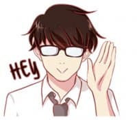 «That One Guy With Glasses.» sticker set