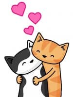 «doodlecats» sticker set