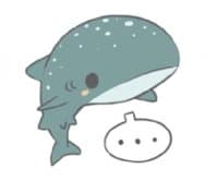 «Shark and Whale Shark» sticker set