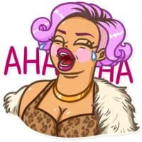 «Miss Curvy» sticker set