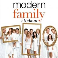 «ModernFamily» sticker set