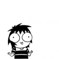 «sarah andersen (SIN DEPP)» sticker set