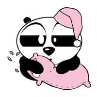 «panda Ju» sticker set