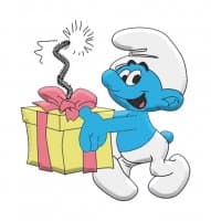 «smurfs» sticker set