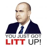 «Suits» sticker set