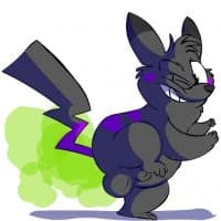 «Naughty gray chu» sticker set