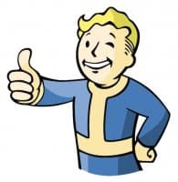 «fallout» sticker set