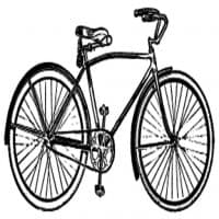 «cycling» sticker set