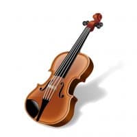 «Violin» sticker set