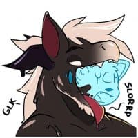 «Goo DragonHorse (@LatexHorse)» sticker set