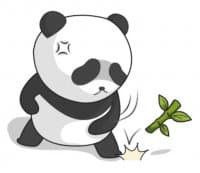 «Panda Yuan-Zai @tikelku» sticker set