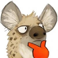 «Hyenamojis» sticker set