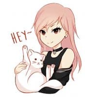 «Sweeter Than Cotton Candy~ @nekosticker» sticker set