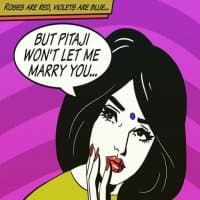 «Desi Sanskaari Girls» sticker set