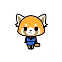 «Aggretsuko» sticker set