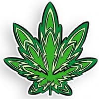 «weed» sticker set