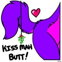 «KissMyButt» sticker set