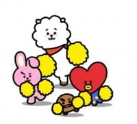 «Universtar BT21: Super Imut by @cutiesbunny» sticker set