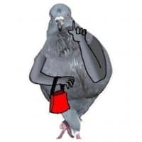 «birds doing handjob» sticker set