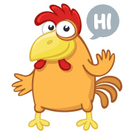 «Fima the Rooster» sticker set