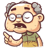 «Grandpy» sticker set