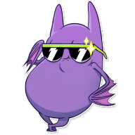 «Batty Battons» sticker set
