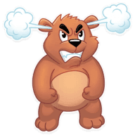 «Marty Bearson» sticker set