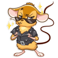 «Arno the Mouse» sticker set