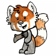 «Red Pandas» sticker set