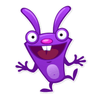 «Purpello» sticker set