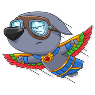 «Anpu the Archaeologist» sticker set