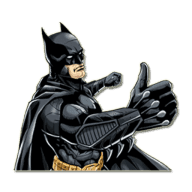 «Batman / By OsmerOmar» sticker set